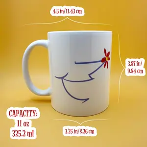 Tenna's Face Mug 2-Sided, Deltarune Mug