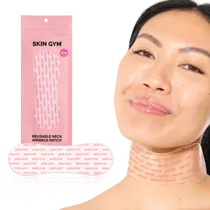 Skin Gym Reusable Neck Wrinkle Patch - 100% Silicone Treatment for Fine Lines & Wrinkles - Softens & Smooths Overnight - Up to 10 Uses - Comfortable & Safe - Intensive Plastic Body Care