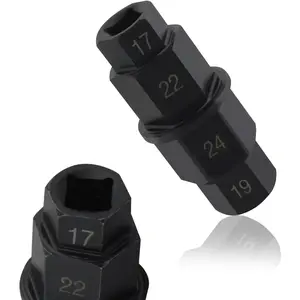 Axle Tool,4 in 1  Axle  with 17mm 19mm 22mm 24mm Sizes Compatible with  Yamaha Buell,Sturdy  Accessories Fit for Front Axle Wheels