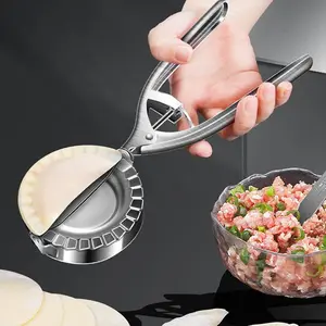 Stainless Steel Pressure Dumpling Wrapper Mold Quick-forming Kitchen Gadgets