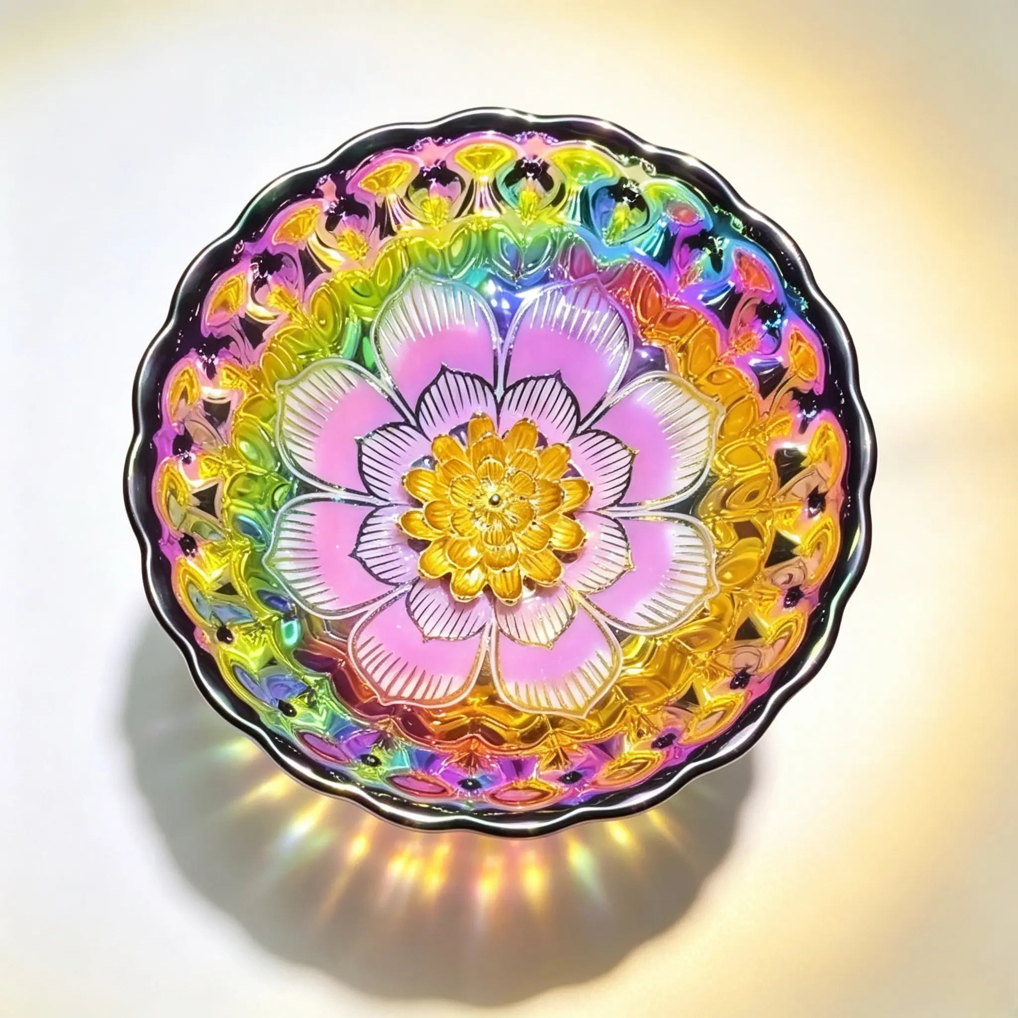 Handcrafted Floral Colorful Glazed Ceramic Cup & Saucer Set - Traditional Design, Decoration Item, Hot Drinks Kitchen Drinkware, Everyday Use, Holiday Gifting