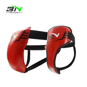 Customized boxing crotch protector with thickened protection, martial arts protective gear, Sanda kickboxing combat universal crotch protector