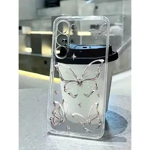 1pc Delicate Perforated High Transparency Animal Printed Thick Protective  Compatible With Samsung Galaxy Series A54/A53/A52(A52S Compatible)/A34(5G)A32(5G)/A14(5G)/A13 5G/A04S/S21/S21U/S22/S22U/S23/S23+/S23U And S24 Series A15/A35(5G)/A55(5G)/A25(5G)