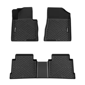 Garvee Floor Mats for 2015-2019 Hyundai Sonata and 2016-2020 Kia Optima, Black Anti-Skid Floor Liners, Compatible with Non-Hybrid Models