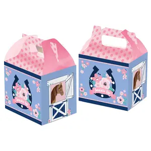 Saddle Up Treat Boxes - Western-Themed Mini Party Favors (8-Pack)