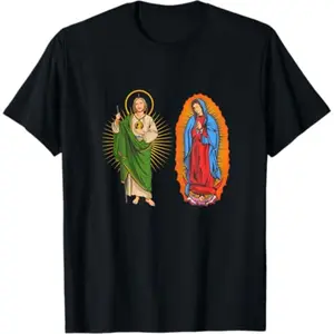 Virgen de Guadalupe con San Judas Tadeo T-Shirt