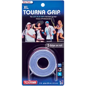 Tourna Grip XL Original Dry Feel Tennis Grip - 3 Pack