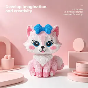 Fox 3D Puzzle Game Building Blocks Decoration, Bookshelf Home Office Cabinet Decor, Party Living Room TV Stand Display, Ideal Art Puzzles Gift