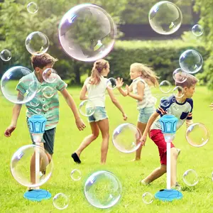 Automatic Handheld Bubble Machine for Kids, Bubble Maker Spring Summer Toys with Lights, Outdoor Rechargeable Blower Best Easter Gift for Children, Children's Day gifts #GLOBAL PICKS