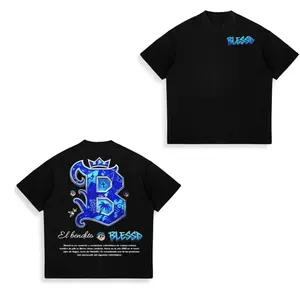Blessd Blue Letter B El Bendito Shirt, Latin Reggaeton Artist Album Aesthetic Graphic Tee, Gift For Blessd Fans, Shirt For Men Women