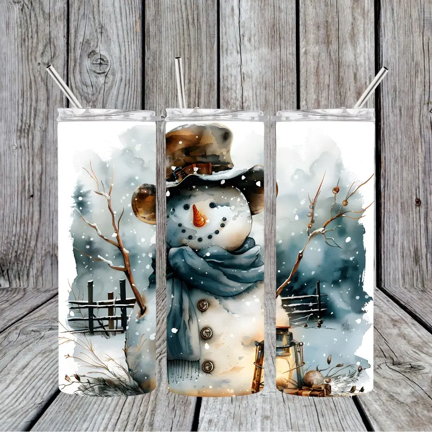 Light Blue and Brown Scarf 