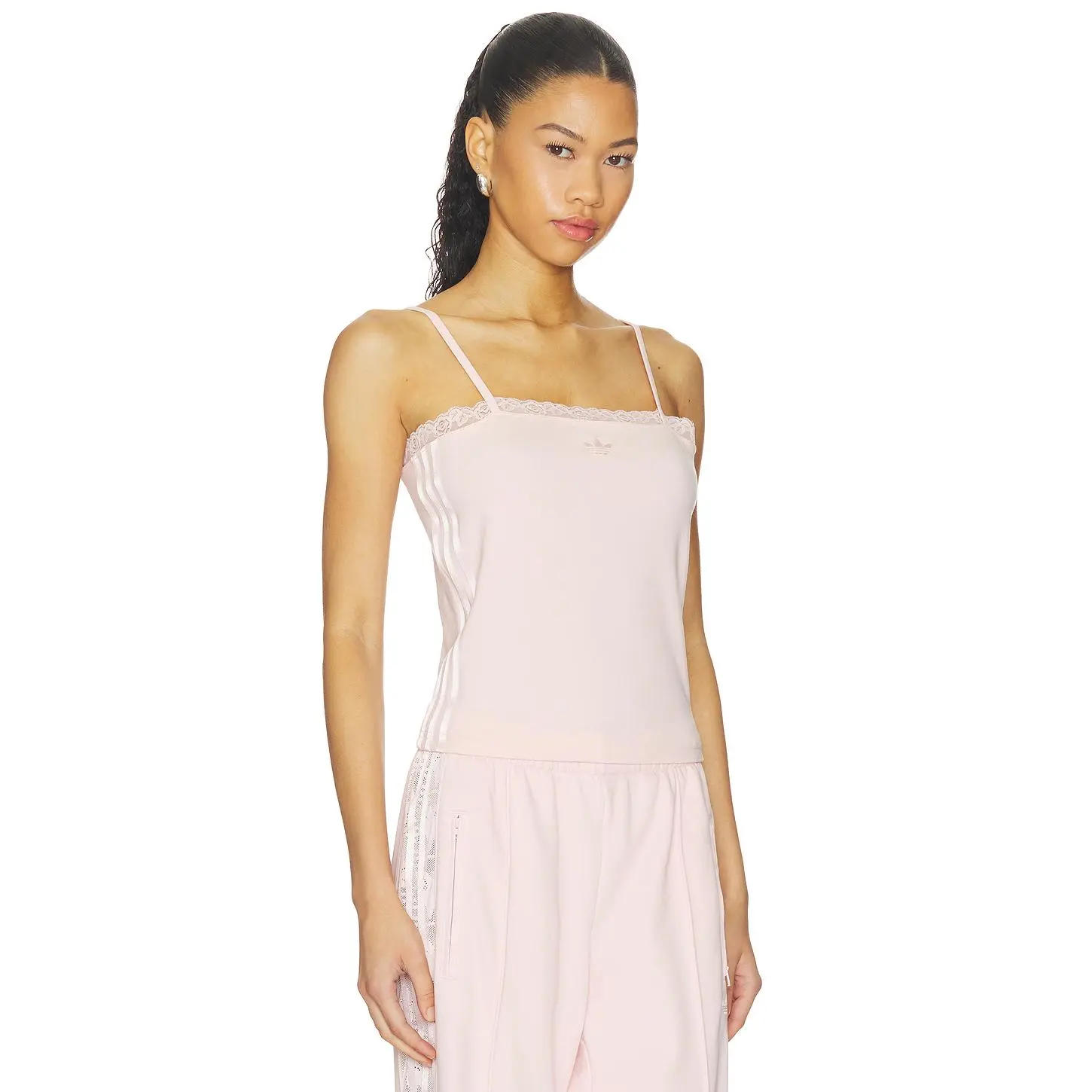 adidas Originals Lace Tank Top in Sandy Pink adidas Originals Lace Tank Top in Sandy Pink