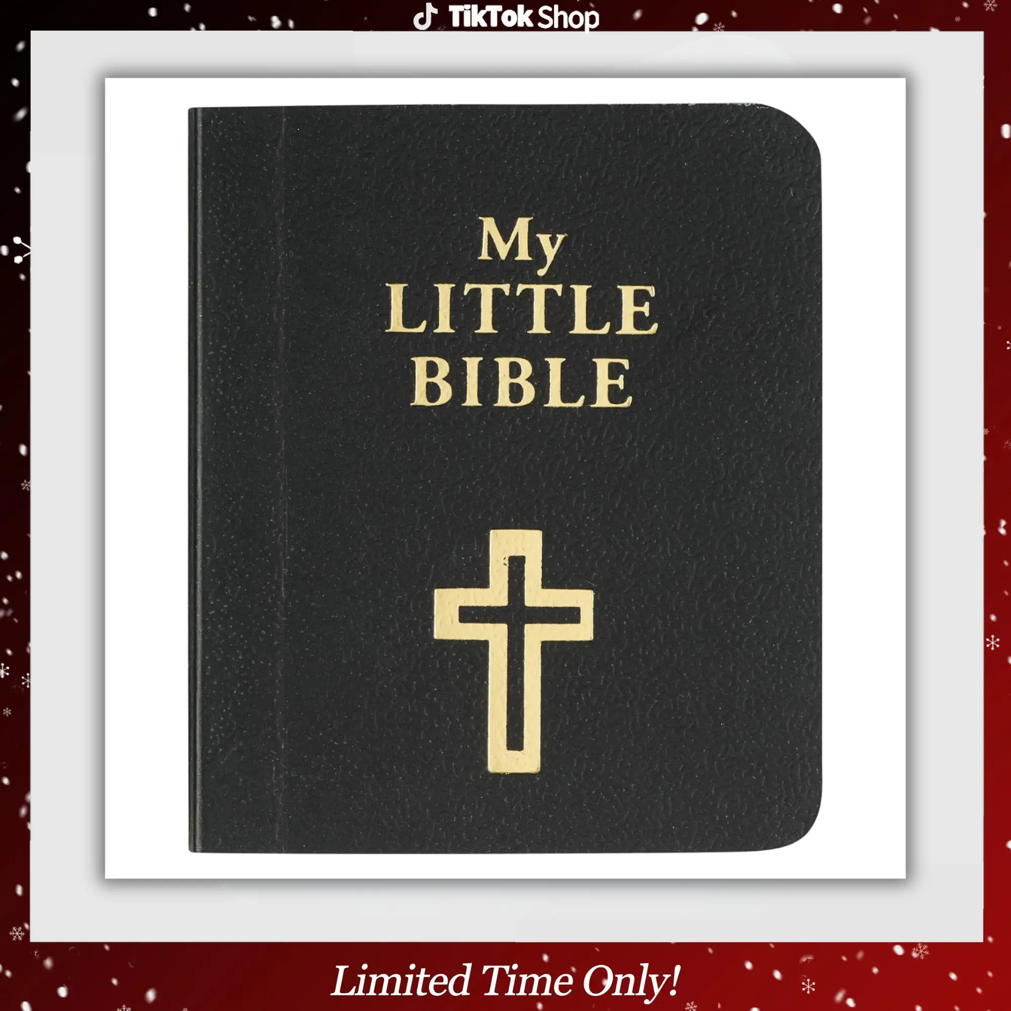 My Little Bible 2” Standard Edition - Selections of Key Verses From Every Book, Tiny Palm-size OT NT Scripture for Ministry Outreach, Classic 1769 KJV Text, 2" x 2.5”, Black