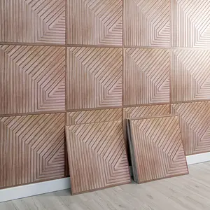 BRODARK 3D Peel & Stick Wall Panels for Bedroom & Living Room – 10 Pack Self-Adhesive Wall Tiles (19.7" x 19.7") | Waterproof, Fire-Resistant, Soundproof Foam Panels for TV Background & Accent Walls