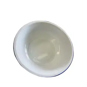 Kivet Emaye ENAMEL WHITE BASIN with Classic Design and White Interior for Versatile Use