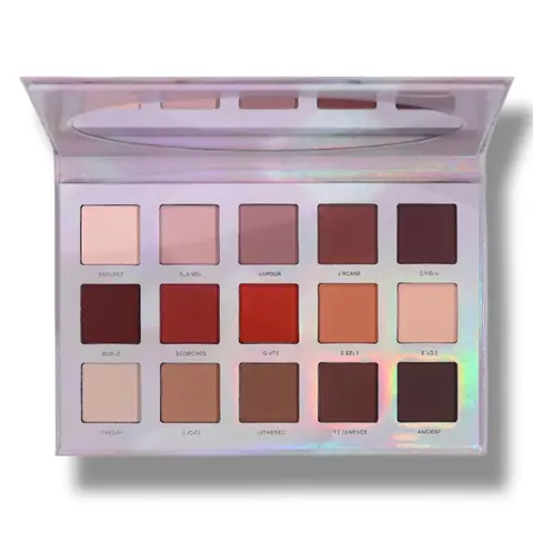 Ellis Atlantis Vol 2 - Origin 15 Pan WARM TONED Matte Palette + Magnetic Pans - Beginner Friendly Makeup