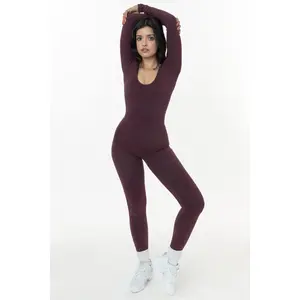 83028GD - Garment Dye Long Sleeve Unitard