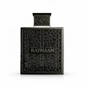 Rayhaan Obsidian Eau de Parfum for Men, A Bold, Intense Woody Spicy Fragrance with Notes of Citrus and Amber, 3.4 oz, Edp Perfume Fragrance, Single Item
