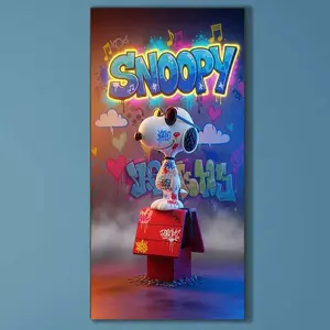 1 set of DIY diamond painting kit, 5D diamond art kit, DIY decoration, graffiti, cartoon, colorful mosaic, diamond art, DIY art home decoration.