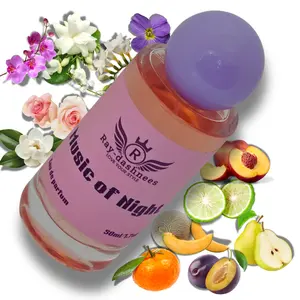 Music of Night Eau De Parfum Spray 1.7 oz by Ray-dashnees |  Fresh Powdery Aquatic Tuberose Fruity | Women Cologne