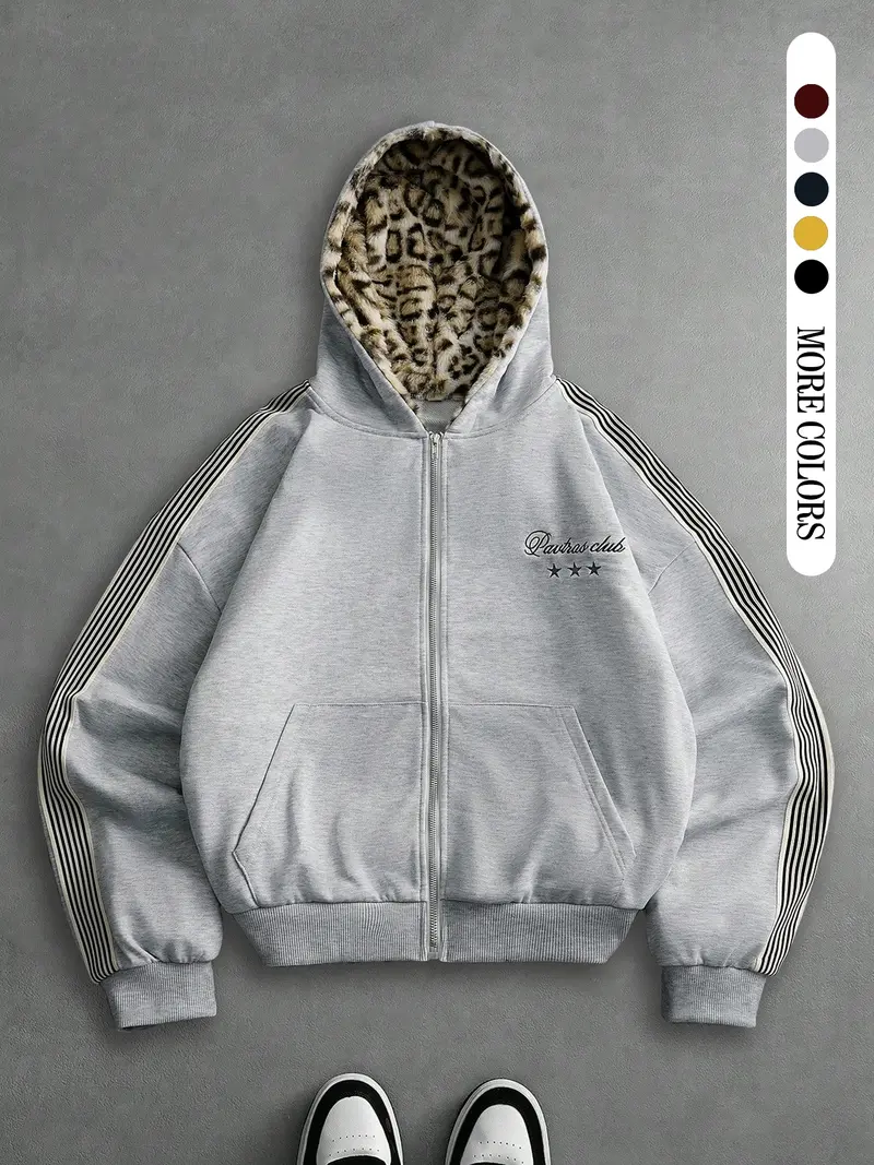 fur hoodie zip up men - TikTok Shop