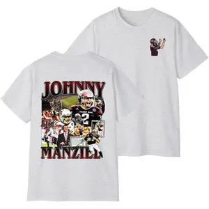 Johnny Manziel Football Double Side T-Shirt, Johnny Football Tee, Vintage 90s Graphic Shirt,Sport TShirt,Graphic Tees,Casual Tee,Unisex Shortsleeve