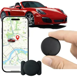Car GPS Tracker for Vehicles, Works with Find My (iOS Only), Mini Anti-Lost Locator for Car, Wallet, Pets, Luggage, Global Real-Time Tracking Device