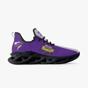 Purple Kamikaze Z-Steps Designer Runner Shoe for Men - Stylish and Versatile Footwear