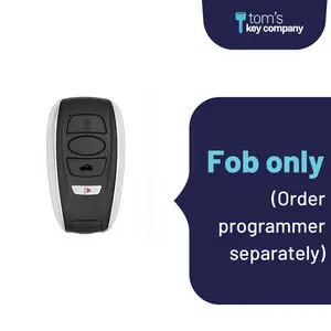 Brand New Aftermarket 4-Button Smart Key Fob with Lock, Unlock, Trunk, Panic for Select Subaru Vehicles (HYQ14AHC-4B-SUB)