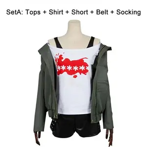 Game Cosplay Futaba Sakura Costume Women Girls Halloween Full Set Uniform Suit Casual Coat Jacket Shirt