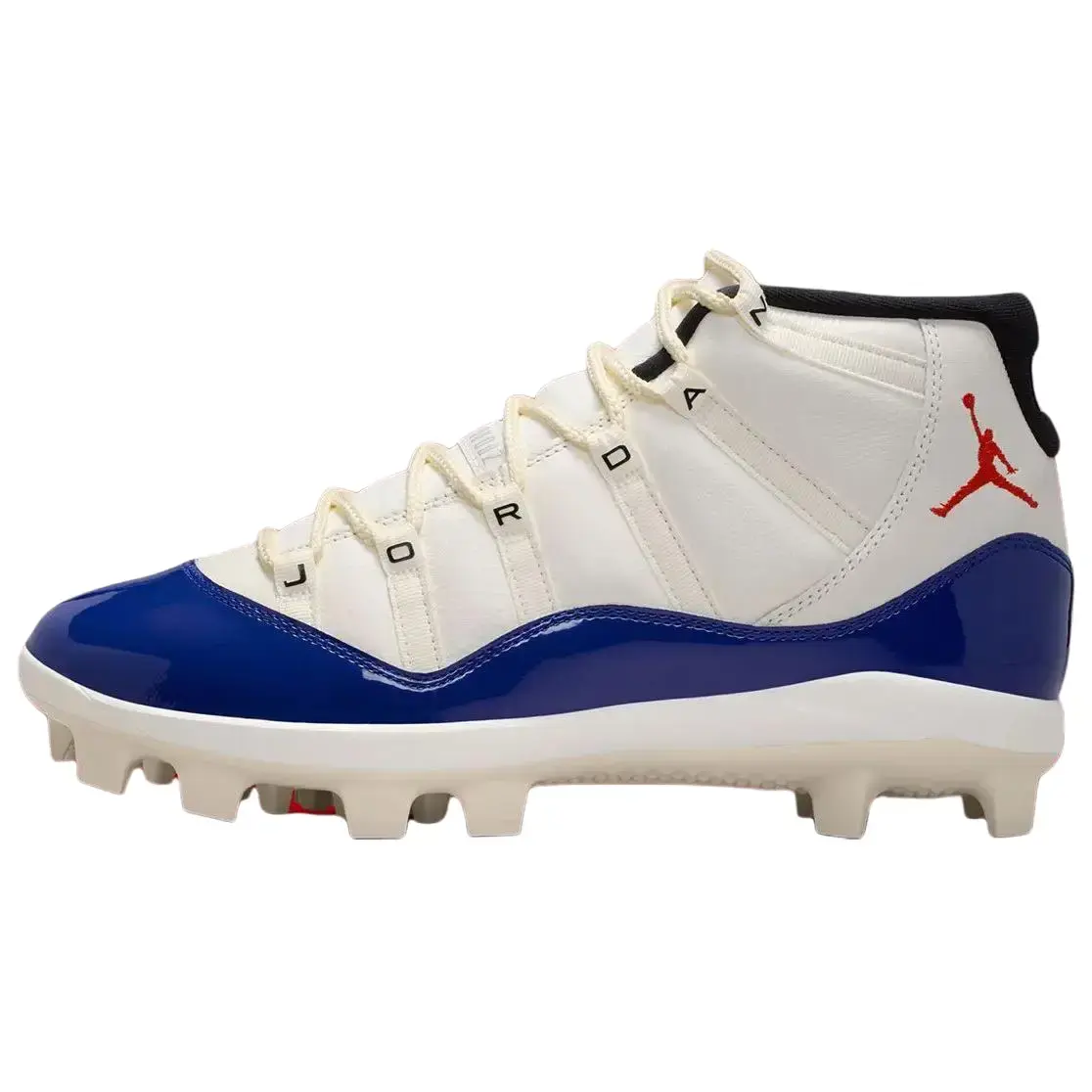 NIKE Air Jordan 11 Retro MCS 'Rare Air' Men's Baseball Cleats, Patent Leather Upper for Stability and Traction, M, Retro Look, Stability Fit
