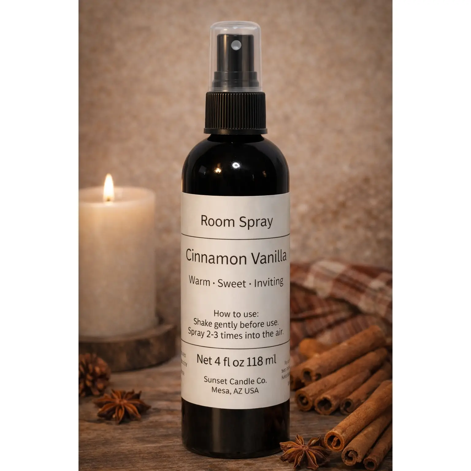 Cinnamon Vanilla Room Spray