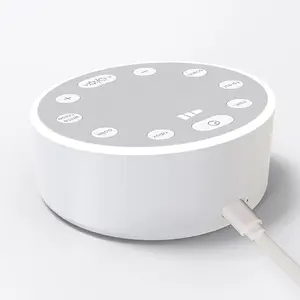Intelligent Speaker White Noise Sleep Music Sound Adjustment Mood Sleeping Aid With Ambient Lighting for Smartphone Audio