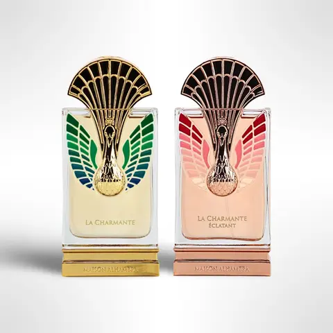 Lattafa Maison Alhambra La Charmante & La Charmante Eclatant 100ml (3.4 oz) EDP Gift Bundle - Unisex Soft Floral Fragrance, Alcohol Base, Moderate Longevity, Single Item, Bundle Unisex Fragrance