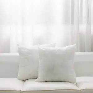 212 MAIN Standard Size 30x30 In Lightweight Polyester Fiber Pillow Insert - Premium Filling for Bedding, Linens