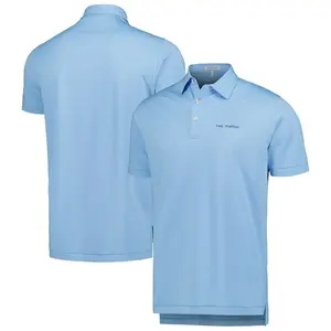 Men's/Women's Multi-Purpose Polo Shirt THE PLAYERS Peter Millar Jubilee Performance Jersey Polo - Light Blue  Comfortable, Sweat-absorbent, Great Choice for Comfort Suitable for Sports"