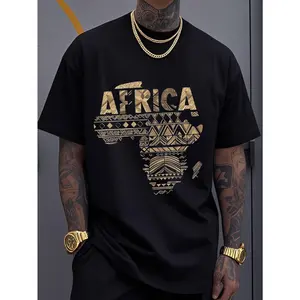 Comfortable and Breathable T-Shirt with African Tribal Print for Casual Wear
