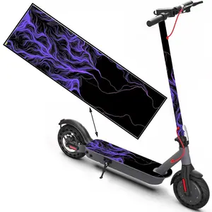 1 purple electric dance cool, trendy scooter sticker, skateboard sticker, scooter floor mat sticker, cool skateboard accessorie