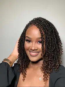 14 Inch Short Wine Red Wigs for Women, Gorgeous Fluffy Wigs without Bangs, Synthetic Braided Lace Wigs for Party, Synthetic Curly Wigs, Synthetic Fiber Wigs, Daily Hairstyles Ideas, Mom Gifts