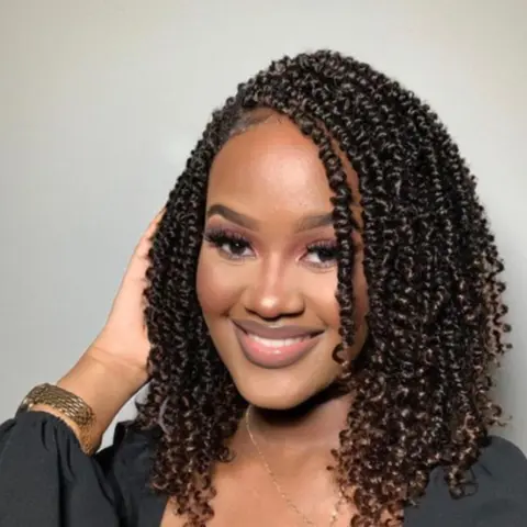 14 Inch Short Wine Red Wigs for Women, Gorgeous Fluffy Wigs without Bangs, Synthetic Braided Lace Wigs for Party, Synthetic Curly Wigs, Synthetic Fiber Wigs, Artificial Wig, Daily Hairstyles Ideas, Mom Gifts