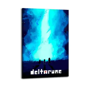Deltarune A Mysterious Journey Canvas Aesthetic For The Bedroom Wall Sitting Room Dormitory Wall Office Wall Poster Decorative Painting Canvas Wall