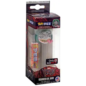 Funko POP! PEZ Marvel Venomized Dr. Doom [Grey] Candy Dispenser Exclusive
