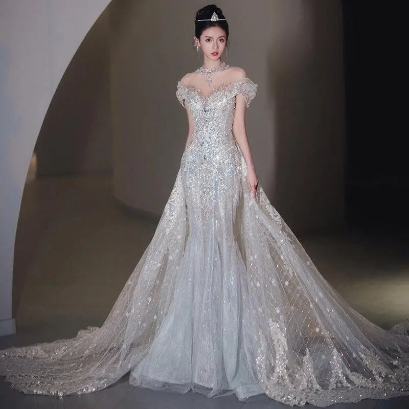 Lace Wedding Wedding Dresses For 2nd Marriage Second Marriage Wedding Gowns  TikTok Shop