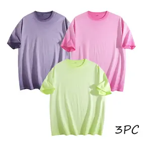 3 Pack Vintage Washed T Shirt for Men Retro Distressed Oversized T Shirt, Casual Streetwear Loose Fit Tops for Summer Outfits & Daily Wear Menswear Classic Tshirt