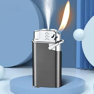 Creative Water-spraying Inflatable Open Flame Lighter (no butane in it)