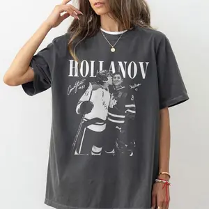 Hollanov TShirt, Hudson Williams Connor Storrie Inspired T-Shirt, Heated Rivalry TShirt, Ilya Rozanov Shane Hollander T-Shirt