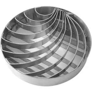 Concha  Mexican Bread , 4 Inch Small Mexican Bread Mold Two Sided, Stainless Steel Tool Cortador de Conchas para Pan, Metal Concha