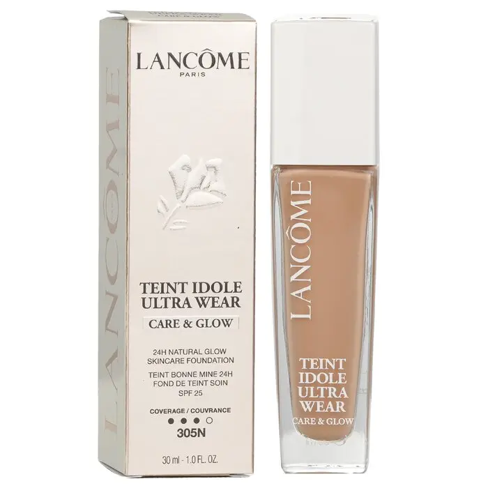 Lancome Teint Idole Ultra Wear Care & Glow Foundation - # 305N Coverage Makeup