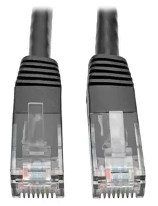 Tripp Lite TRL-N200-006-BK 6 ft. Cat6 Gigabit Molded Patch Cable with RJ45 Male-Male, Black