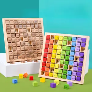 Wooden 99 Counting Chart, 1 Count Multiplication Maths Chart, Educational Learning Activities, Early Maths Skill Development Tool